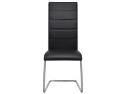 Lot De 2 Chaise De Salle à Manger Salon Entrée Porte-à-faux Noir 1902082 -Magasin de meubles de restaurant chaise 9246121