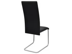 Lot De 2 Chaise De Salle à Manger Salon Entrée Porte-à-faux Noir 1902082 -Magasin de meubles de restaurant chaise 9246125