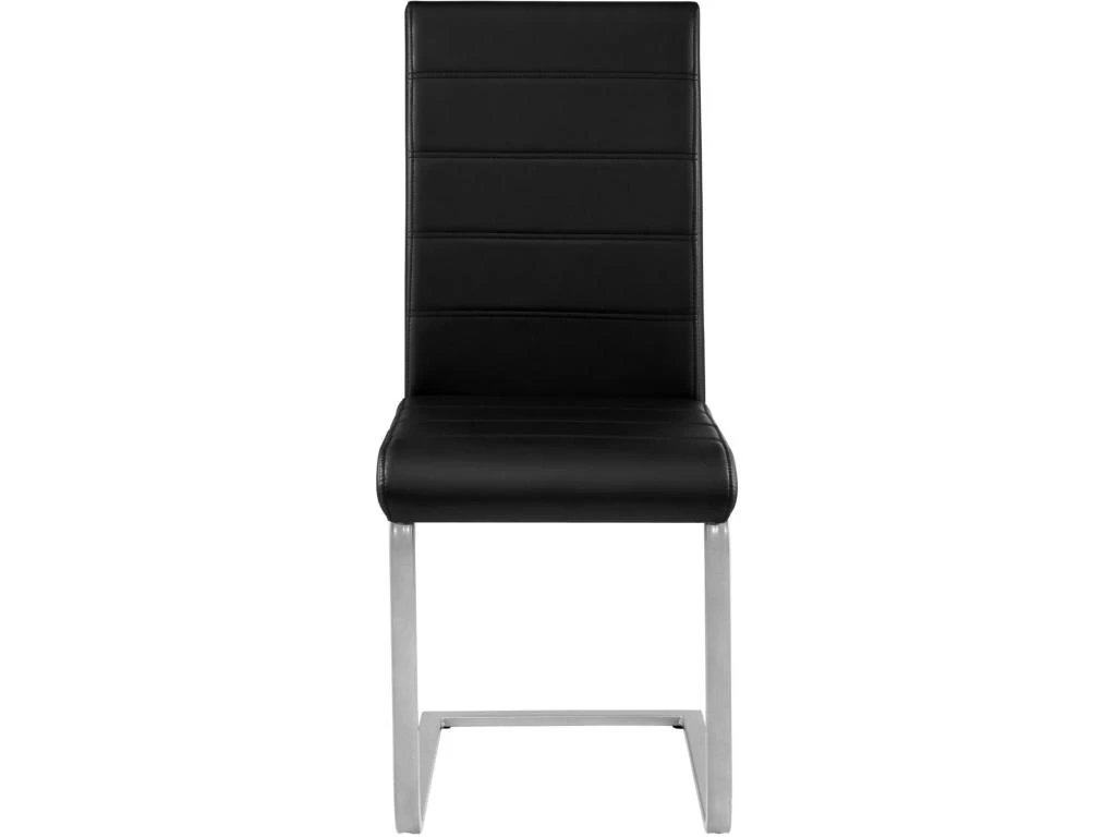 Lot De 8 Chaises Pieds Acier Siège De Salon Cuisine Salle à Manger Design Carré élégant Noir 08_0000090 7 Lot De 8 Chaises Pieds Acier Siège De Salon Cuisine Salle à Manger Design Carré élégant Noir 08_0000090 – Image 5