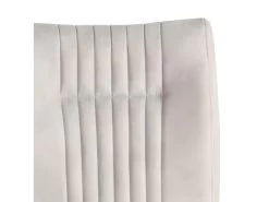 Lot De 2 Chaises Velours Gris Clair Et Pieds Design Métal Noir - VIVI -Magasin de meubles de restaurant chaise 9246195