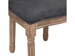 Lot De 2 Chaises Coloris Gris - Longueur 49 X Profondeur 56 X Hauteur 96 Cm -Magasin de meubles de restaurant chaise 9247243