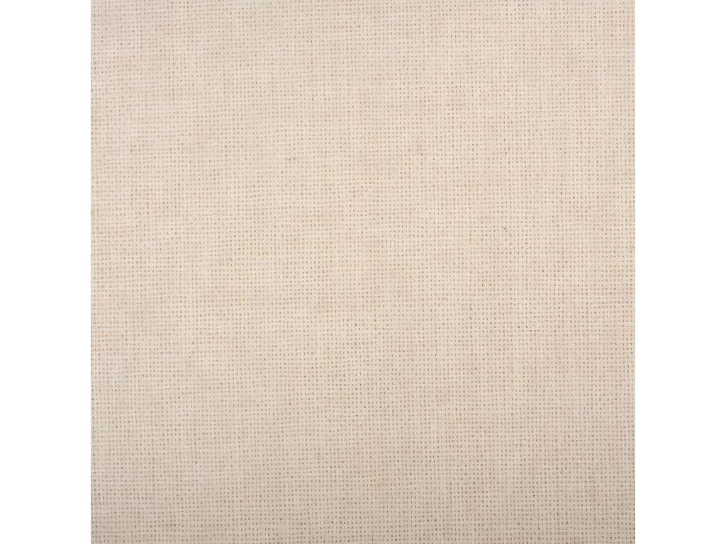 Chaise De Table En Coton Beige Lin Et Bois Blanchi Avec Dossier Cannage 4 Chaise De Table En Coton Beige Lin Et Bois Blanchi Avec Dossier Cannage – Image 2