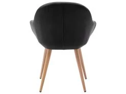 CANCUN - Chaise Scandinave Tissu Gris Anthracite Pieds Métal Effet Bois (x2) 9 CANCUN - Chaise Scandinave Tissu Gris Anthracite Pieds Métal Effet Bois (x2) -Magasin de meubles de restaurant chaise 9249379