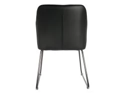 AMANCA - Lot De 2 Fauteuils Tissu Gris Et Simili Noir 11 AMANCA - Lot De 2 Fauteuils Tissu Gris Et Simili Noir -Magasin de meubles de restaurant chaise 9250013