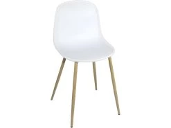 Lot De 2 Chaises De Cuisine Design YENI (blanc) -Magasin de meubles de restaurant chaise 9525305