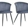 Lot De 2 Chaises De Salle à Manger, Fauteuil Scandinave, Assise Et Dossier Rembourrée En Velours Gris Foncé, Largeur D'assise 45 Cm, Pieds En Métal Noir, Charge 110 Kg, Pour Salon, Chambre à Coucher, Cuisine, Bureau 2 Lot De 2 Chaises De Salle à Manger, Fauteuil Scandinave, Assise Et Dossier Rembourrée En Velours Gris Foncé, Largeur D'assise 45 Cm, Pieds En Métal Noir, Charge 110 Kg, Pour Salon, Chambre à Coucher, Cuisine, Bureau -Magasin de meubles de restaurant chaise 9526141