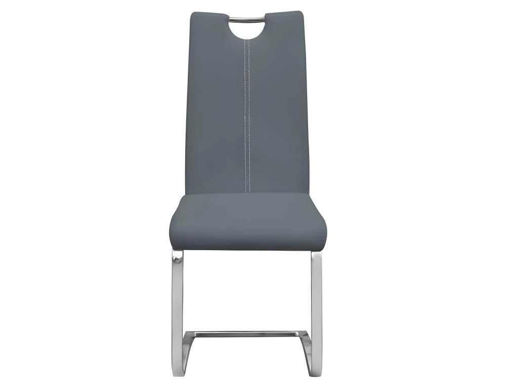 Chaises X2 Design SOFI Coloris Gris Pour Votre Salle à Manger - Lot De 2 3 Chaises X2 Design SOFI Coloris Gris Pour Votre Salle à Manger - Lot De 2