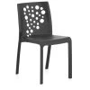 Lot De 6 Chaises De Table-salle à Manger - Cuisine - Interieur/exterieur En Résine Coloris Anthracite - Longueur 48 X Profondeur 54 X Hauteur 81 Cm 1 Lot De 6 Chaises De Table-salle à Manger - Cuisine - Interieur/exterieur En Résine Coloris Anthracite - Longueur 48 X Profondeur 54 X Hauteur 81 Cm -Magasin de meubles de restaurant chaise 9535657