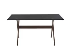 Ensemble Table + 6 Chaises - Anthracite, Gris Et Naturel Foncé - SERANI 9 Ensemble Table + 6 Chaises - Anthracite, Gris Et Naturel Foncé - SERANI -Magasin de meubles de restaurant ensemble table et chaise 10732341
