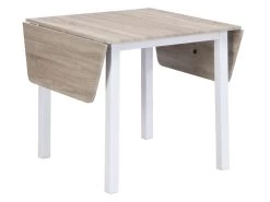 Ensemble Table + 4 Chaises En MDF Et Métal - Naturel Et Blanc - MAEWIN 17 Ensemble Table + 4 Chaises En MDF Et Métal - Naturel Et Blanc - MAEWIN -Magasin de meubles de restaurant ensemble table et chaise 12307403