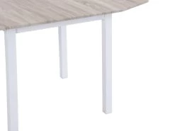 Ensemble Table + 4 Chaises En MDF Et Métal - Naturel Et Blanc - MAEWIN 18 Ensemble Table + 4 Chaises En MDF Et Métal - Naturel Et Blanc - MAEWIN -Magasin de meubles de restaurant ensemble table et chaise 12307409