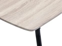 Ensemble Table + 4 Chaises En MDF Et Métal - Naturel Et Noir - FELONA 15 Ensemble Table + 4 Chaises En MDF Et Métal - Naturel Et Noir - FELONA -Magasin de meubles de restaurant ensemble table et chaise 12341673