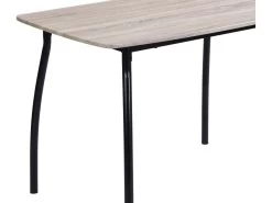 Ensemble Table + 4 Chaises En MDF Et Métal - Naturel Et Noir - FELONA 14 Ensemble Table + 4 Chaises En MDF Et Métal - Naturel Et Noir - FELONA -Magasin de meubles de restaurant ensemble table et chaise 12341677