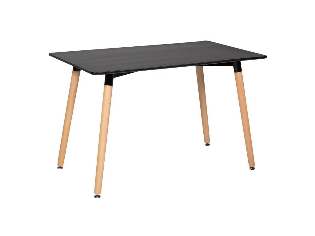 Ensemble Table Rectangulaire 120cm PIA Et 4 Chaises NORA Noir - HAPPY GARDEN 5 Ensemble Table Rectangulaire 120cm PIA Et 4 Chaises NORA Noir - HAPPY GARDEN – Image 3