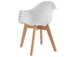 Ensemble Table Enfant LOULOUNE + 2 Chaises POUPINETTE - Blanc -Magasin de meubles de restaurant ensemble table et chaise 13544147