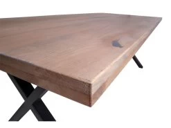 Moss Salle à Manger, 1 Table à Manger Et 6 Chaises, Gris Foncé Et Chêne. -Magasin de meubles de restaurant ensemble table et chaise 22193109