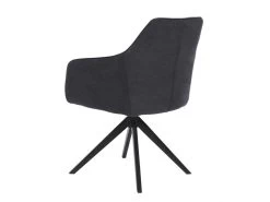 Ensemble Table LUBANA + 4 Chaise MUSE - Chrome Et Anthracite -Magasin de meubles de restaurant ensemble table et chaise 504987