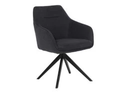 Ensemble Table LUBANA + 4 Chaise MUSE - Chrome Et Anthracite -Magasin de meubles de restaurant ensemble table et chaise 504989