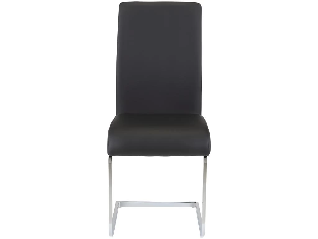 Ensemble Table AMELLE + 4 Chaises LIRICA - Blanc Et Noir 5 Ensemble Table AMELLE + 4 Chaises LIRICA - Blanc Et Noir – Image 3