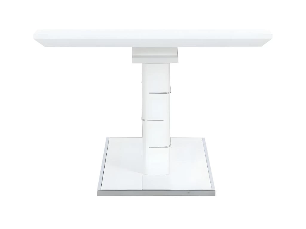 Ensemble Table AMELLE + 4 Chaises LIRICA - Blanc Et Noir 9 Ensemble Table AMELLE + 4 Chaises LIRICA - Blanc Et Noir – Image 7