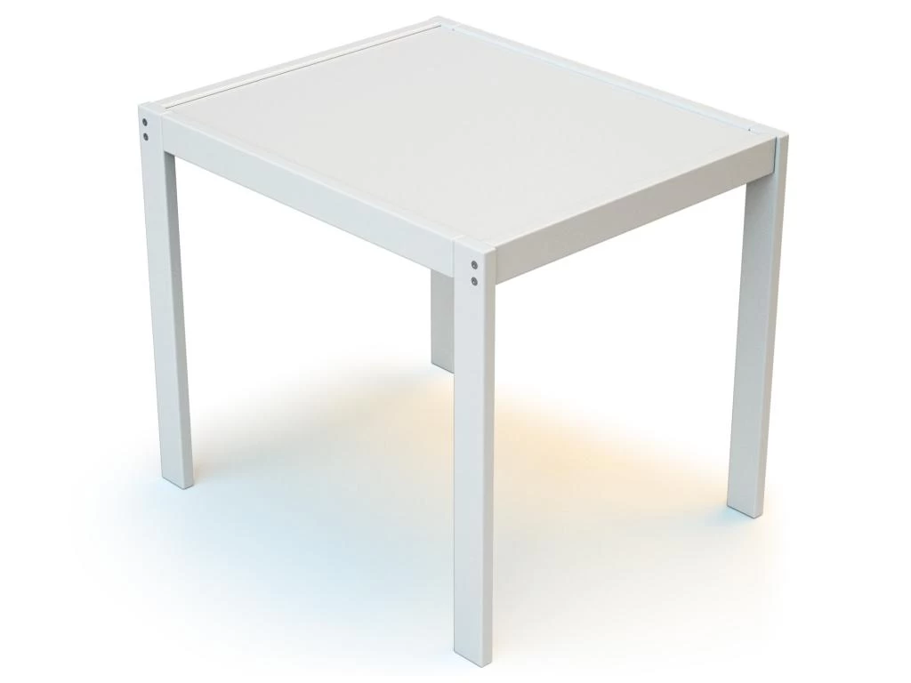 WEBABY - Ensemble 1 Table + 2 Chaises Blanc 5 WEBABY - Ensemble 1 Table + 2 Chaises Blanc – Image 3