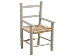 Fauteuil Enfant En Bois De Hêtre Taupe Clair