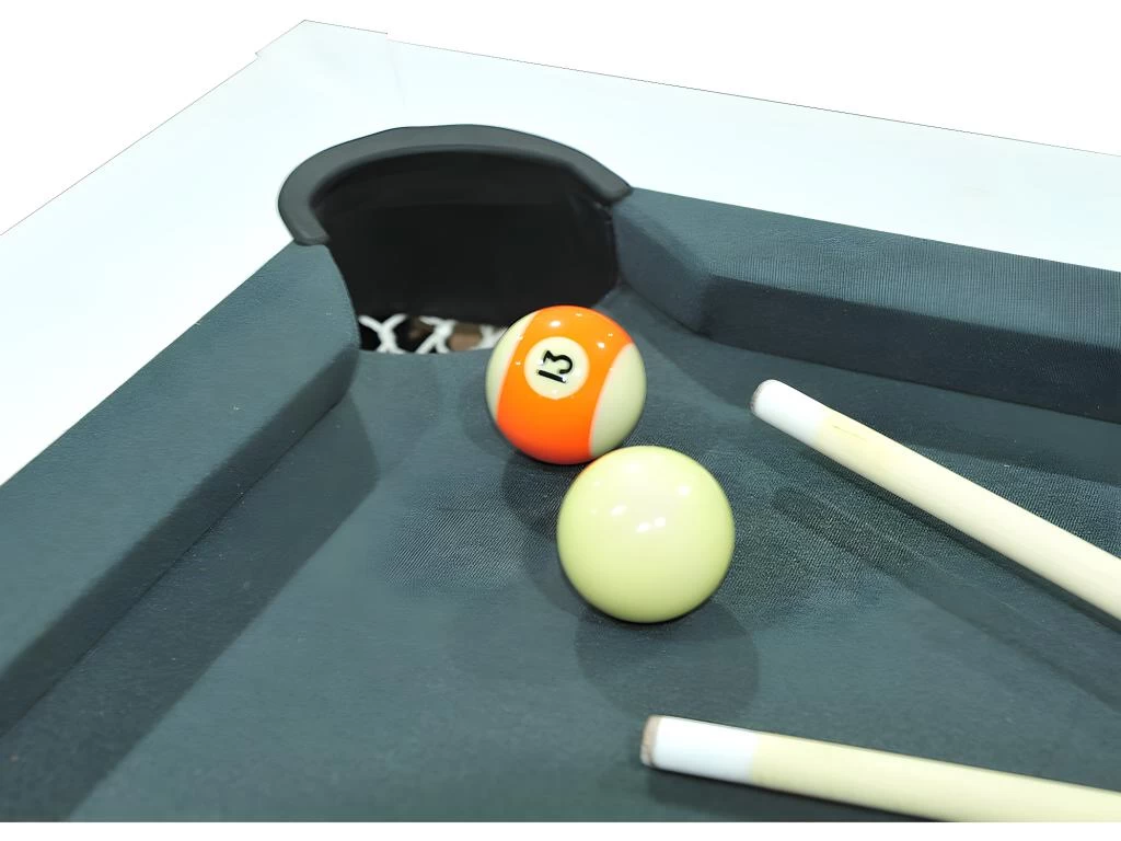 Table Transformable Blanche - Billard & Ping-pong - L182 X L102 X H80 Cm - HENK 11 Table Transformable Blanche - Billard & Ping-pong - L182 X L102 X H80 Cm - HENK – Image 9