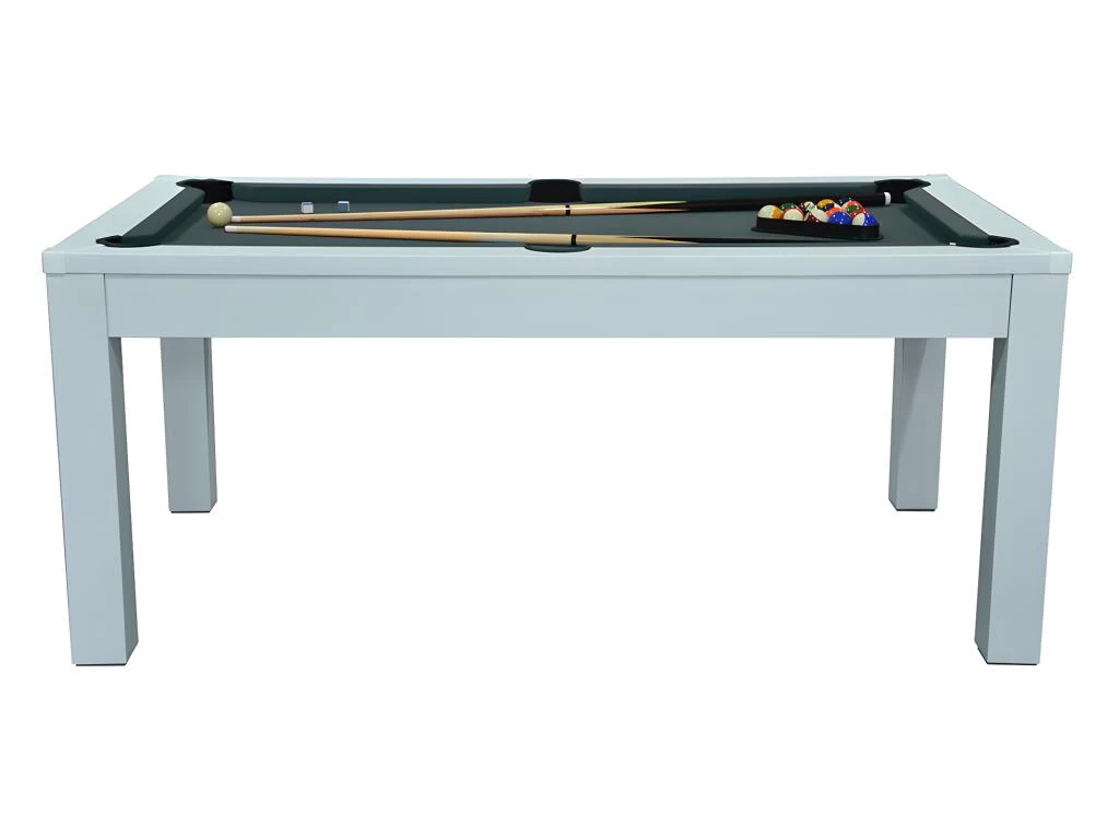 Table Transformable Blanche - Billard & Ping-pong - L182 X L102 X H80 Cm - HENK 7 Table Transformable Blanche - Billard & Ping-pong - L182 X L102 X H80 Cm - HENK – Image 5