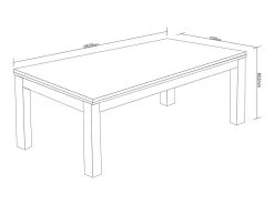 Table Transformable Blanche - Billard & Ping-pong - L182 X L102 X H80 Cm - HENK 25 Table Transformable Blanche - Billard & Ping-pong - L182 X L102 X H80 Cm - HENK -Magasin de meubles de restaurant jeux interieur 504619