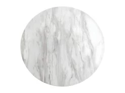 TYROL - Table Haute Ø70cm Aspect Marbré Et Pied Métal Doré -Magasin de meubles de restaurant meuble de bar 9853013