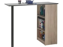 Meuble Rangement De Cuisine Chêne Avec Table - Coloris: Noir 8 Meuble Rangement De Cuisine Chêne Avec Table - Coloris: Noir -Magasin de meubles de restaurant meuble de cuisine 10038641