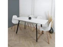 MIOS - Table Repas 120cm Allongeable Imitation Marbre 9 MIOS - Table Repas 120cm Allongeable Imitation Marbre -Magasin de meubles de restaurant table a manger 10031195