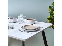 MIOS - Table Repas 120cm Allongeable Imitation Marbre 11 MIOS - Table Repas 120cm Allongeable Imitation Marbre -Magasin de meubles de restaurant table a manger 10031199