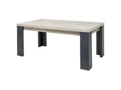 HERACLES - Table Rectangulaire 180cm Imitation Bois