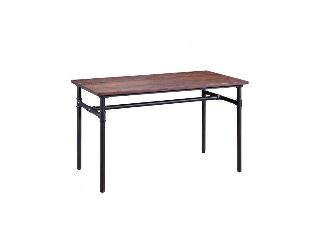 TUBES - Table De Repas Bois Et Acier 3 TUBES - Table De Repas Bois Et Acier