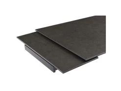 Table Extensible 160/240 Cm Céramique Gris Foncé Pied Croix - UTAH 04 -Magasin de meubles de restaurant table a manger 10233457