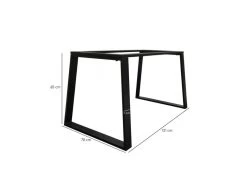 Table Extensible 160/240 Cm Céramique Gris Vieilli Pied Luge - MAINE 02 11 Table Extensible 160/240 Cm Céramique Gris Vieilli Pied Luge - MAINE 02 -Magasin de meubles de restaurant table a manger 10233611