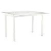 Table Extensible En Largeur 55/110 Plateau Verre Blanc - AGATE -Magasin de meubles de restaurant table a manger 10233811