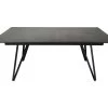 Table Extensible 180 à 230 Cm Gris Anthracite En Céramique - ONYX -Magasin de meubles de restaurant table a manger 10233891