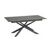 Table De Repas Extensible 160 à 200 Cm Plateau Céramique Gris - SPLENDIDE -Magasin de meubles de restaurant table a manger 10234089