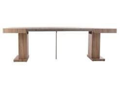 Table à Manger Extensible 4 à 10 Couverts En MDF - Naturel - MIROSLAV 14 Table à Manger Extensible 4 à 10 Couverts En MDF - Naturel - MIROSLAV -Magasin de meubles de restaurant table a manger 10733207