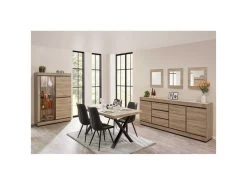 Table De Repas 170 Cm Chêne Naturel - COURTRAI 7 Table De Repas 170 Cm Chêne Naturel - COURTRAI -Magasin de meubles de restaurant table a manger 11138647