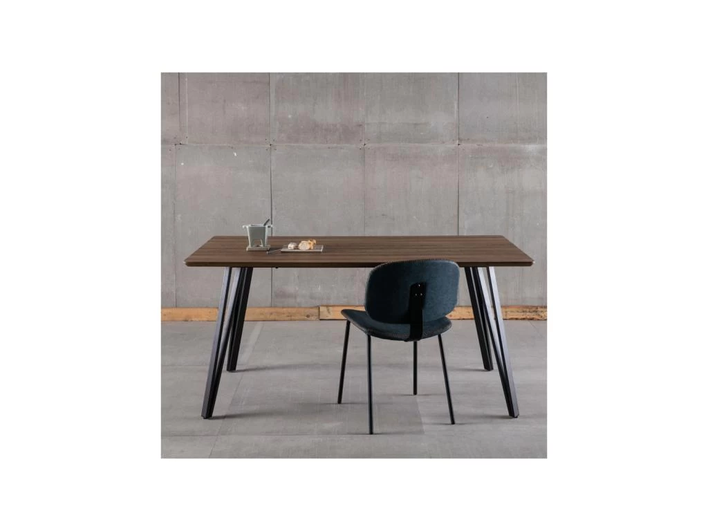 Table De Repas Bois/Métal - BILBAO 4 Table De Repas Bois/Métal - BILBAO – Image 2