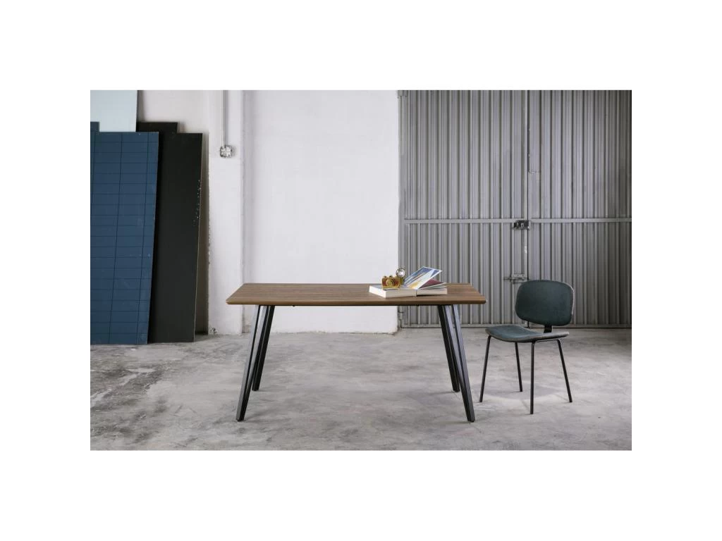 Table De Repas Bois/Métal - BILBAO 6 Table De Repas Bois/Métal - BILBAO – Image 4