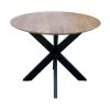 Table De Repas Ronde Bois Massif/Acier - MARLYN
