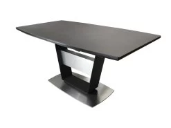Table De Repas Extensible 160 / 210 Cm En Céramique Gris - DIVINE