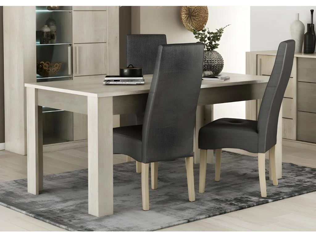 Table Avec Rallonge 170/230x90cm Cannes - Chêne 4 Table Avec Rallonge 170/230x90cm Cannes - Chêne – Image 2