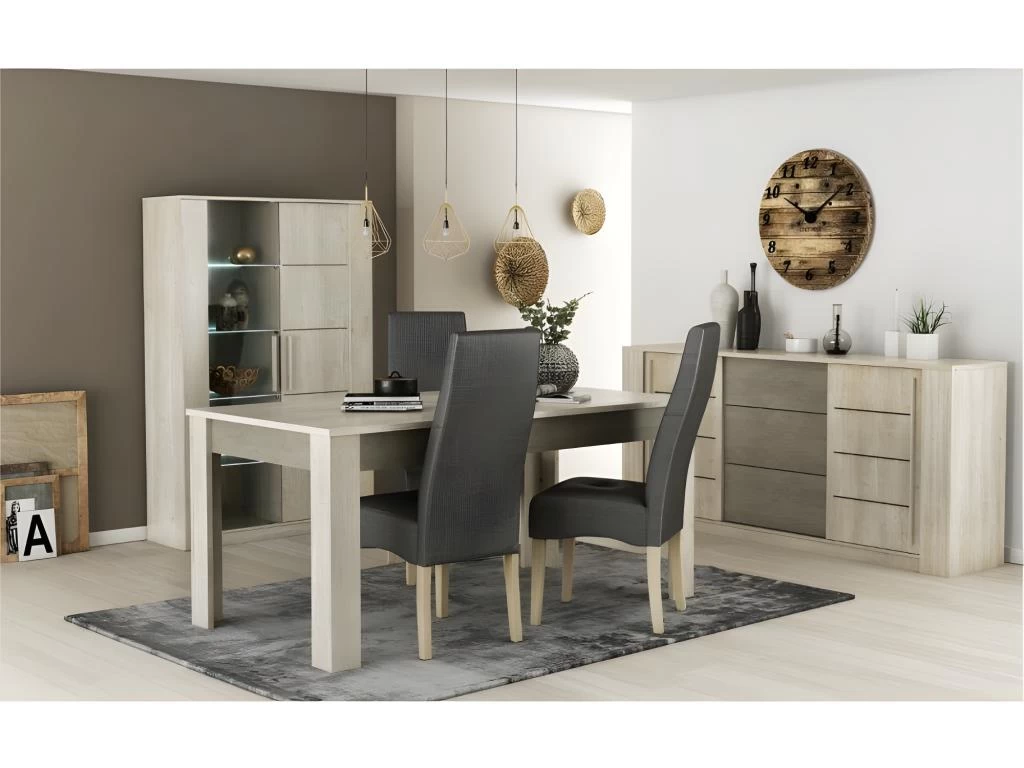 Table Avec Rallonge 170/230x90cm Cannes - Chêne 7 Table Avec Rallonge 170/230x90cm Cannes - Chêne – Image 5