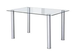 Table à Manger Cassa 140X80Cm Aluminium - Venprodin
