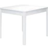 Table Auxiliaire 90X90Cm Blanc - Venprodin -Magasin de meubles de restaurant table a manger 12356555